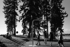 Pick up games in Hietaniemen ranta. 